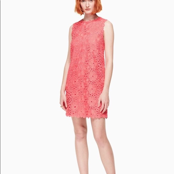 kate spade pink lace dress